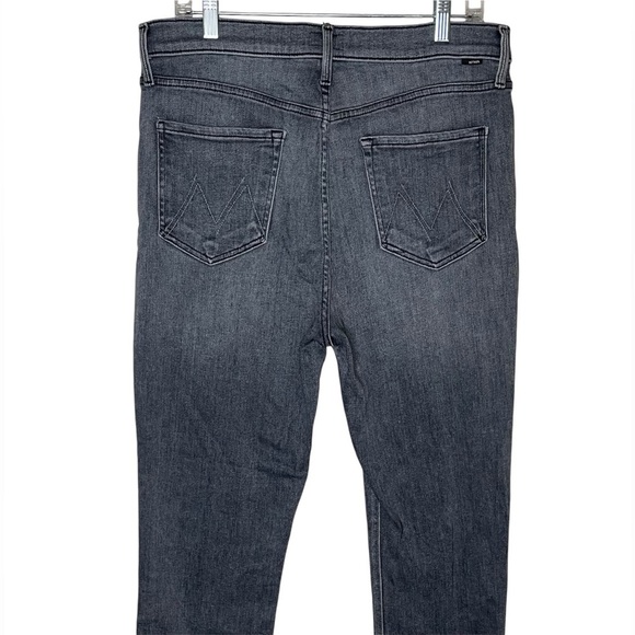 Mother The Pixie Dazzler Ankle Fray Jeans in Digging Up Dirt Size 34 Raw Hem - Picture 8 of 15